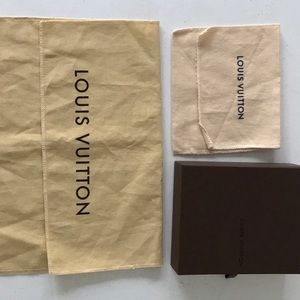 Louis Vuitton Dust Covers & Small Gift Box